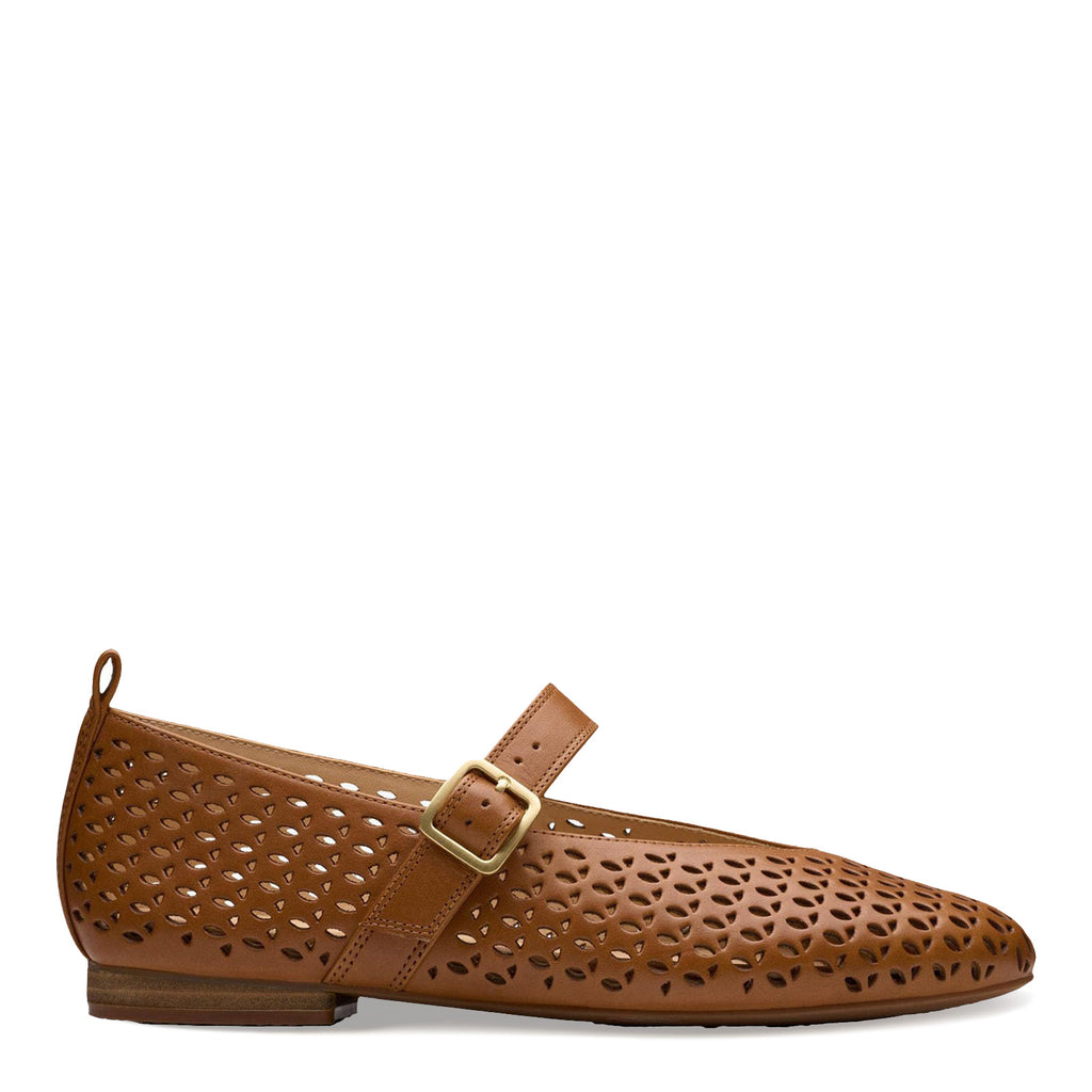 Women's Clarks Fawna Jane Flat TAN 26181228