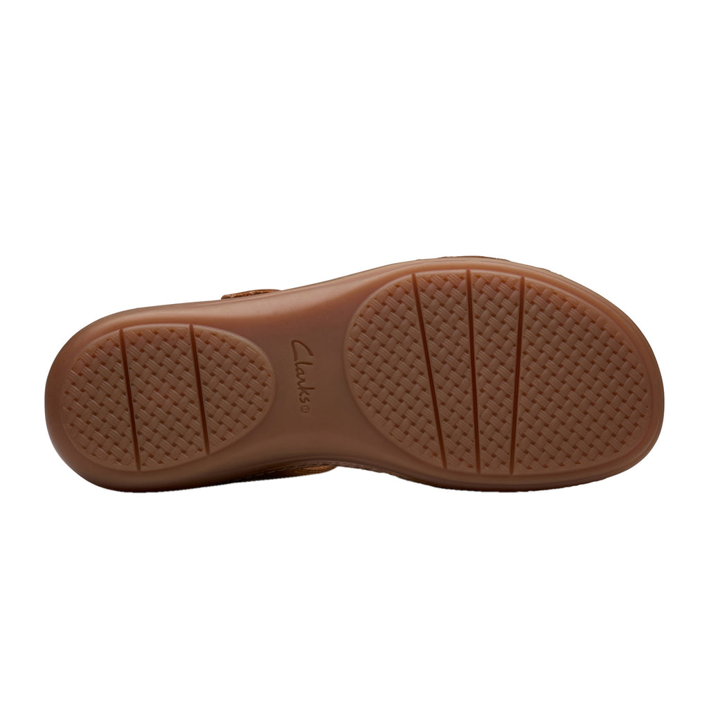 Women's Clarks Cecily Strap Sandal TAN COMBI 26181427