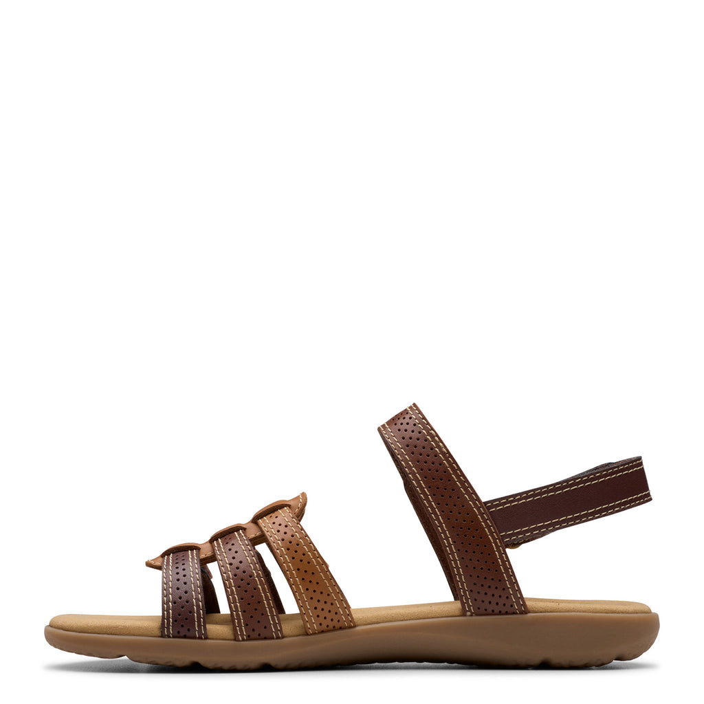 Women's Clarks Elizabelle Kay Sandal BROWN MULTI 26181577