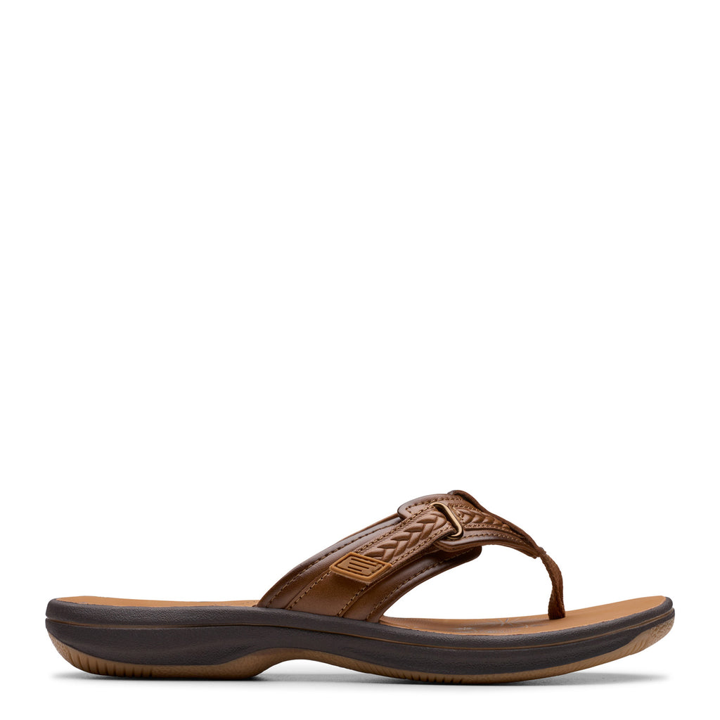 Women's Clarks Breezey Sun Sandal TAN 26181844