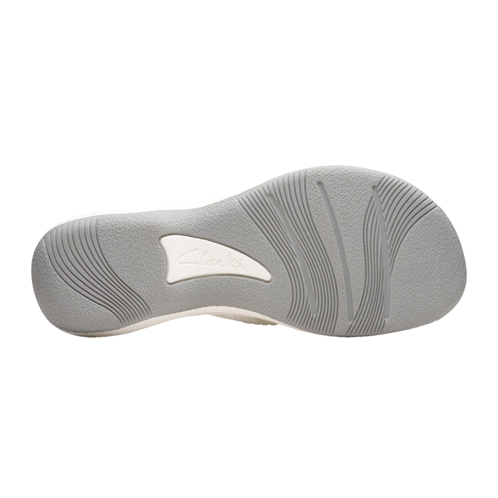 Women's Clarks Breezey Sun Sandal WHITE 26181846
