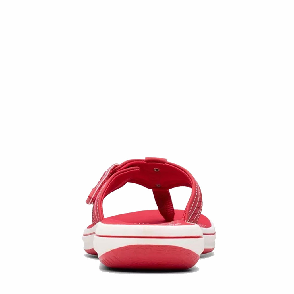 Women's Clarks Breezey Sun Sandal CHERRY 26182235