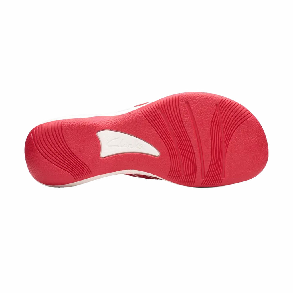 Women's Clarks Breezey Sun Sandal CHERRY 26182235