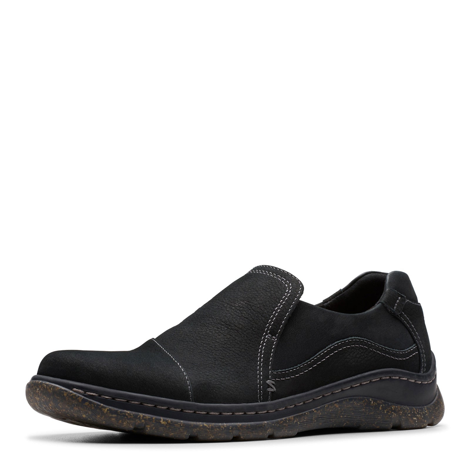 Clarks Women's Orlene Slip, Black Leather 9 B/Medium