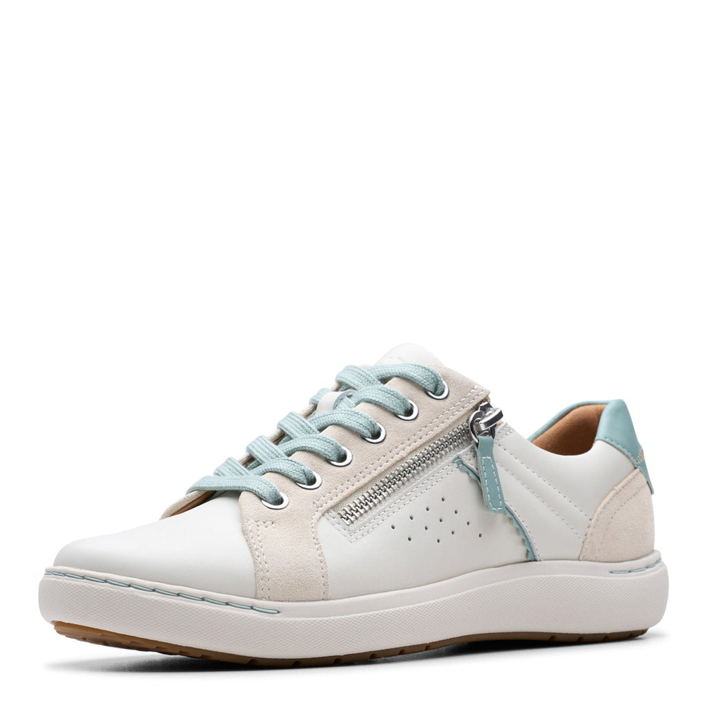 Women's Clarks Nalle Zen Sneaker WHITE MULTI 26183122