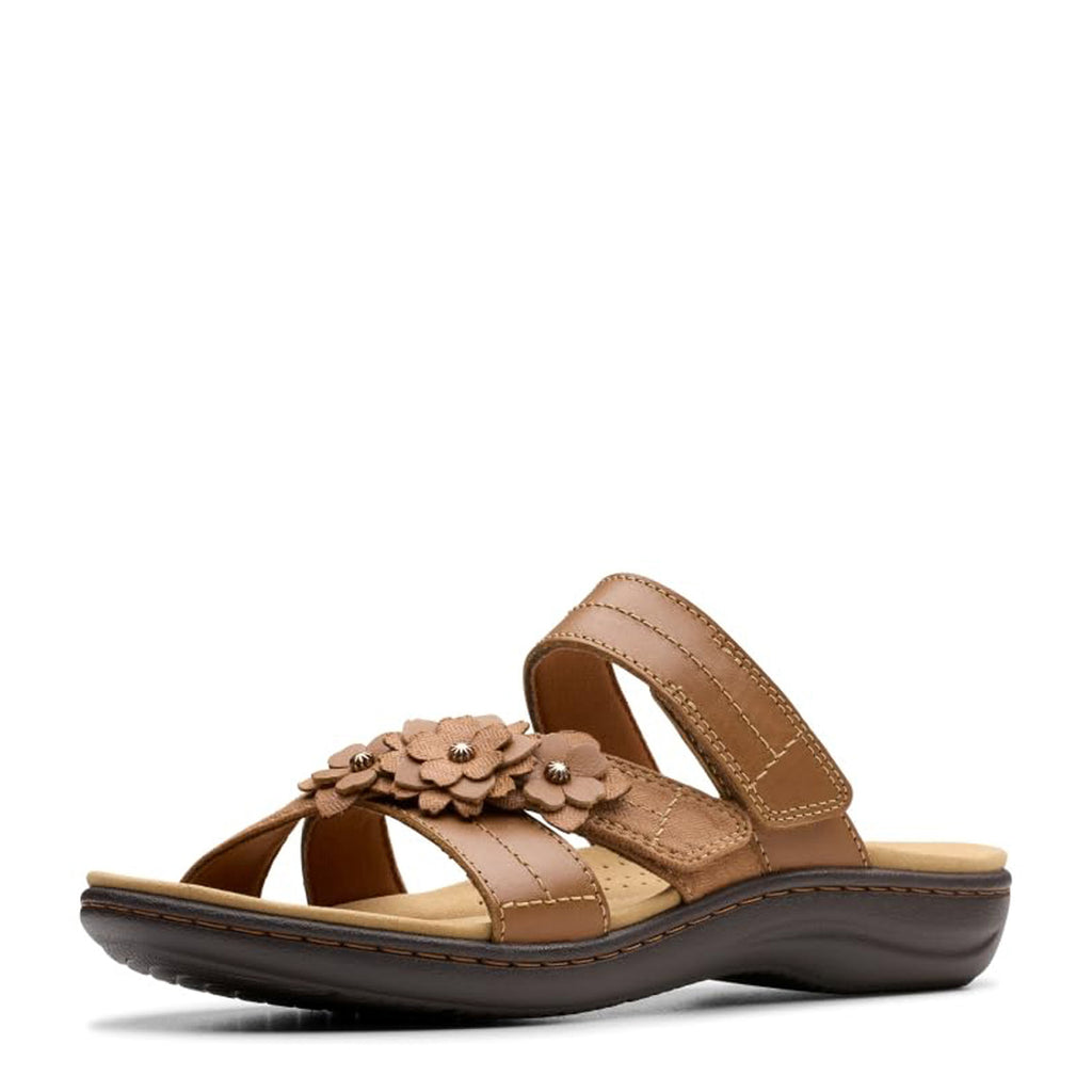 Women's Clarks Laurieann Rose Sandal TAN LEATHER 26183577