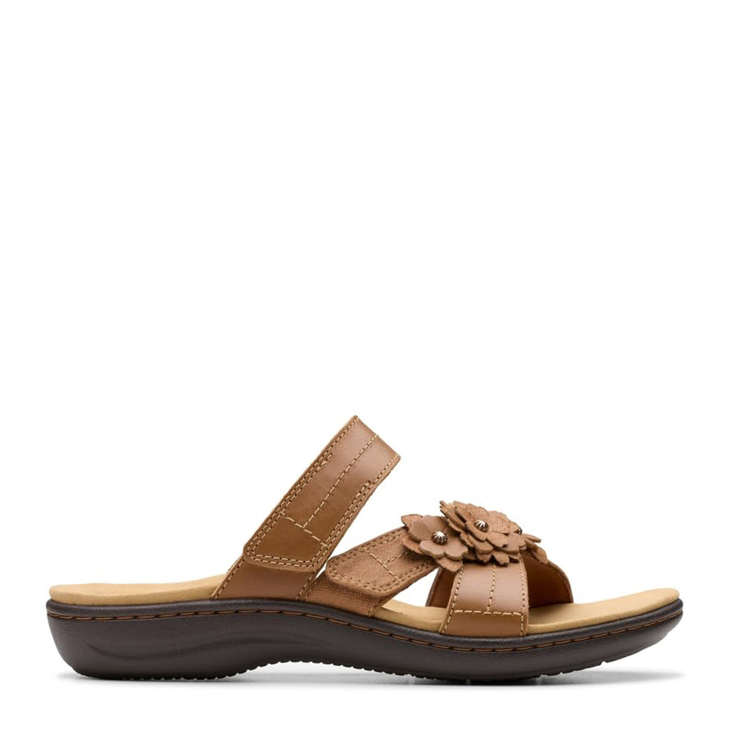 Women's Clarks Laurieann Rose Sandal TAN LEATHER 26183577