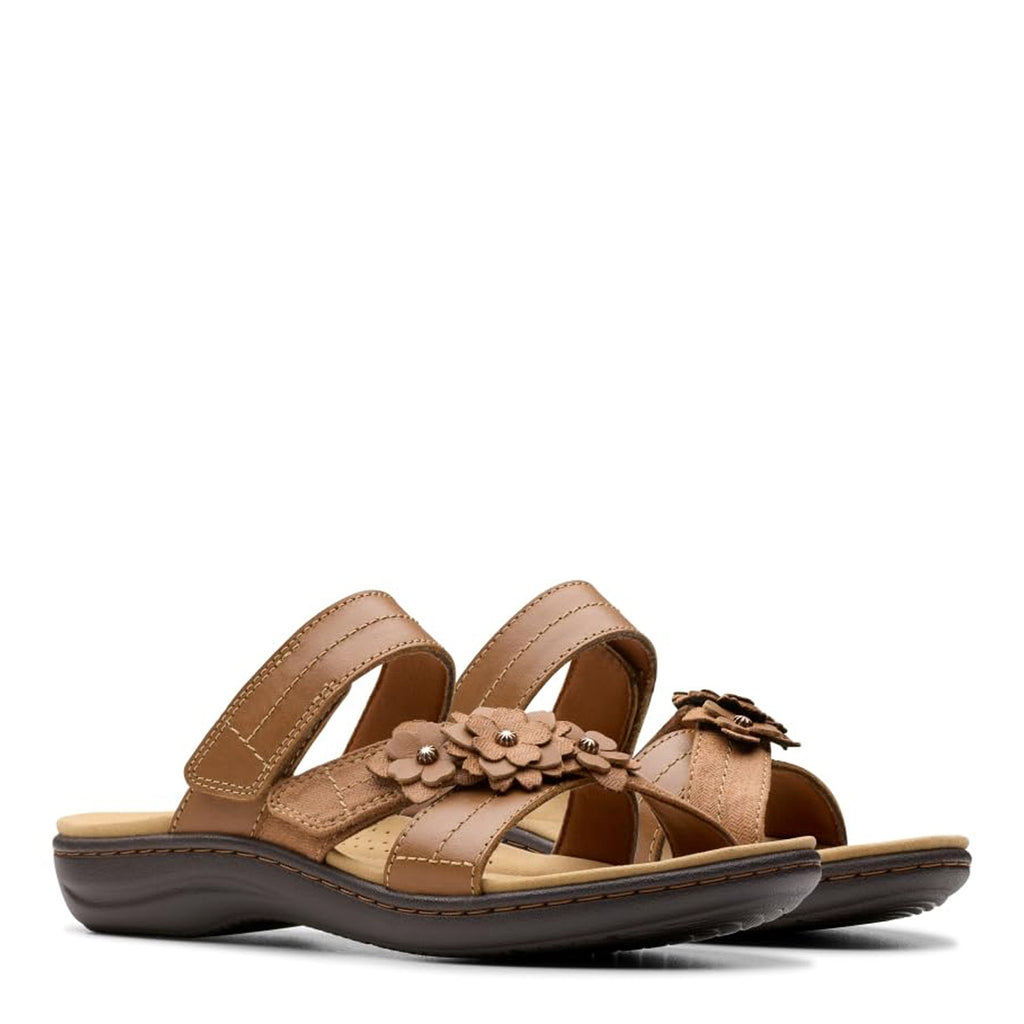 Women's Clarks Laurieann Rose Sandal TAN LEATHER 26183577