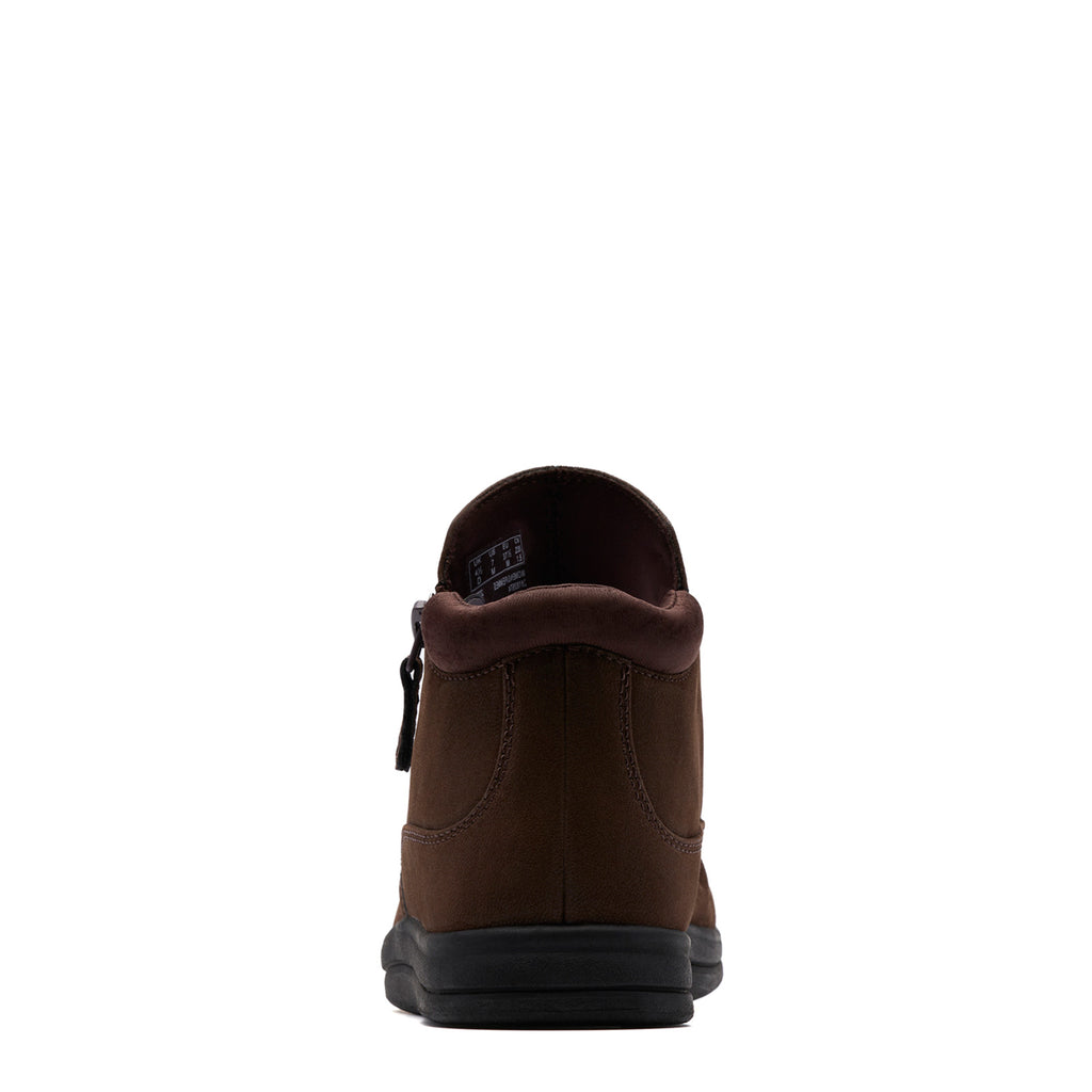 Women's Clarks Breeze Path Bootie DARK BROWN 26183974