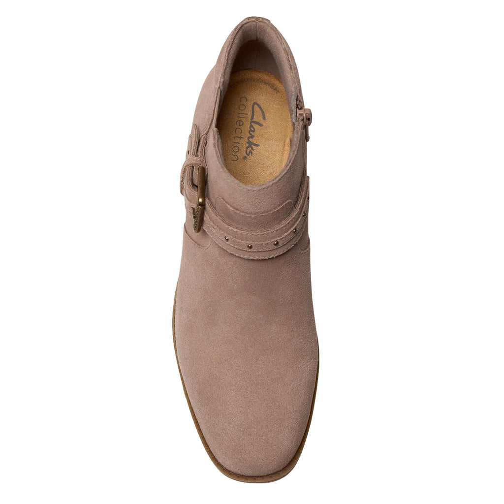 Women's Clarks Danyelle Wish Boot TAUPE SUEDE 26184237