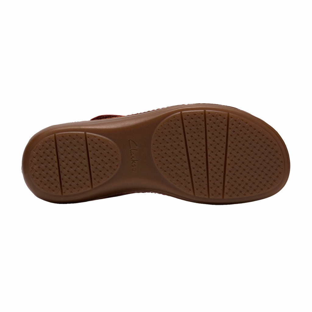 Women's Clarks Cecily Mix Sandal BURNT ORANGE 26185832