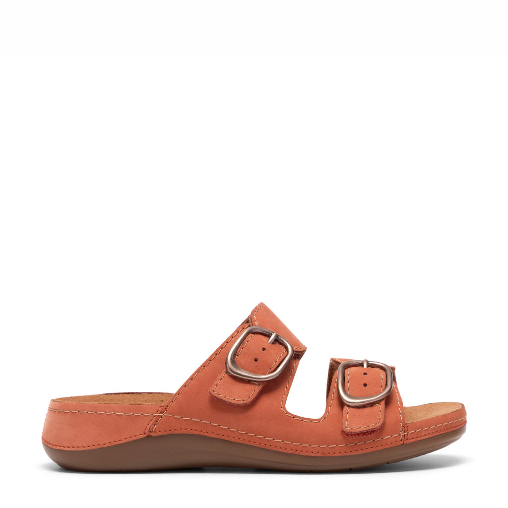 Women's Clarks Cecily Step Sandal BURNT ORANGE 26185836