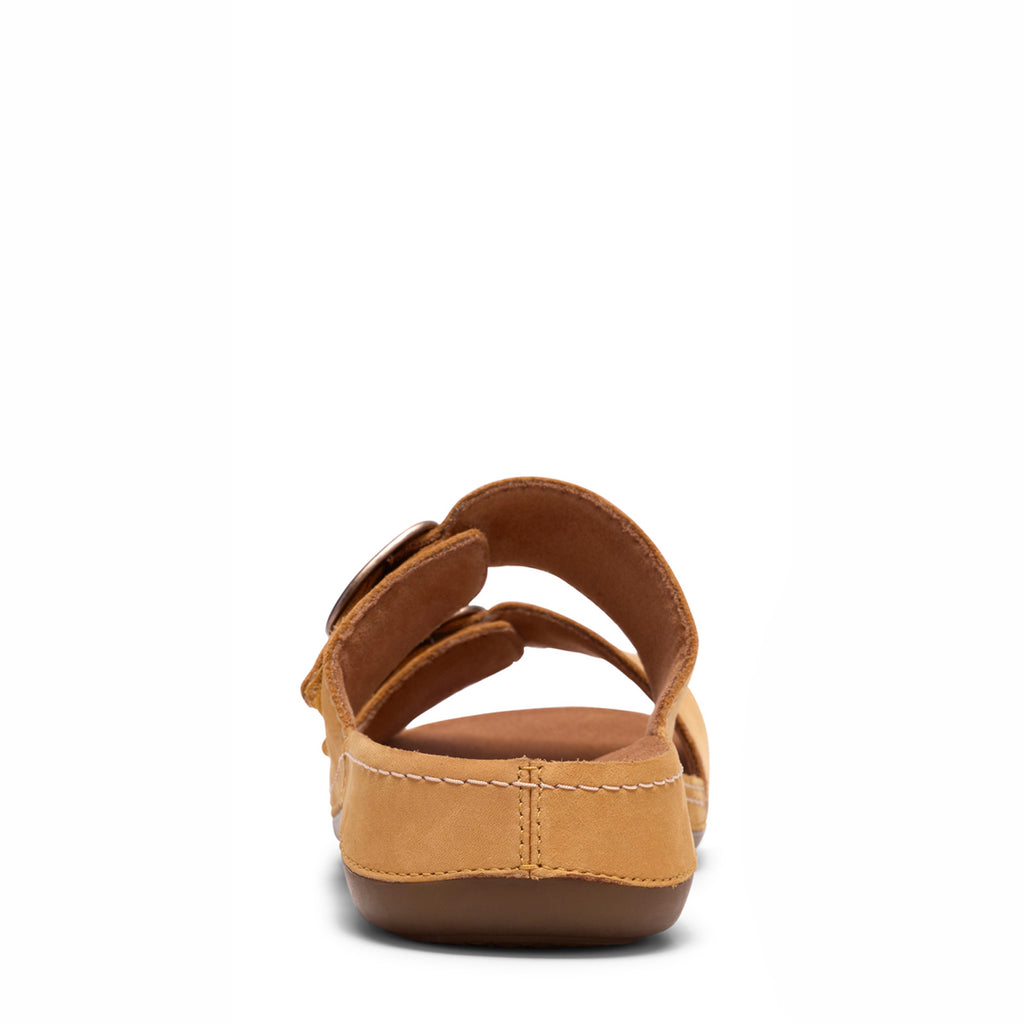 Women's Clarks Cecily Step Sandal LIGHT OCHRE 26185837
