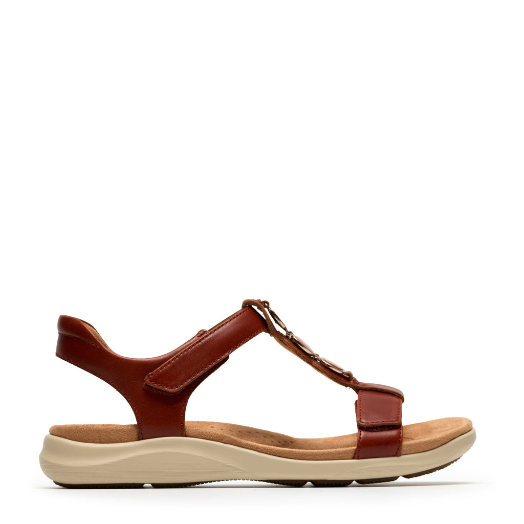 Women's Clarks Kilty Gem Sandal BURNT ORANGE 26185963