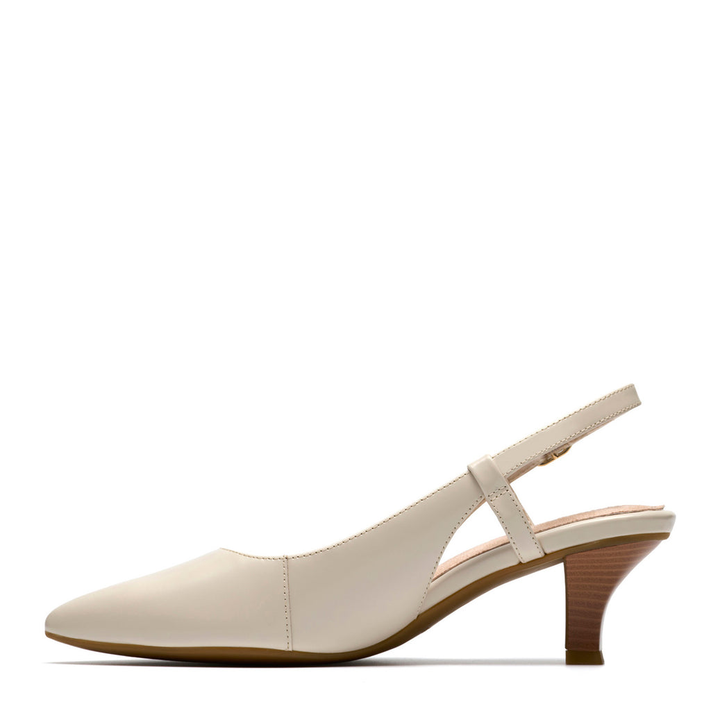 Women's Clarks Kepley Lane Pump OFF-WHITE 26186874