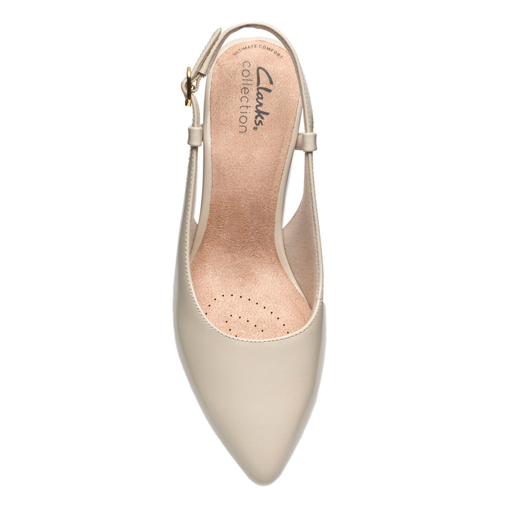 Women's Clarks Kepley Lane Pump OFF-WHITE 26186874