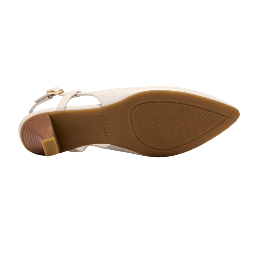 Women's Clarks Kepley Lane Pump OFF-WHITE 26186874