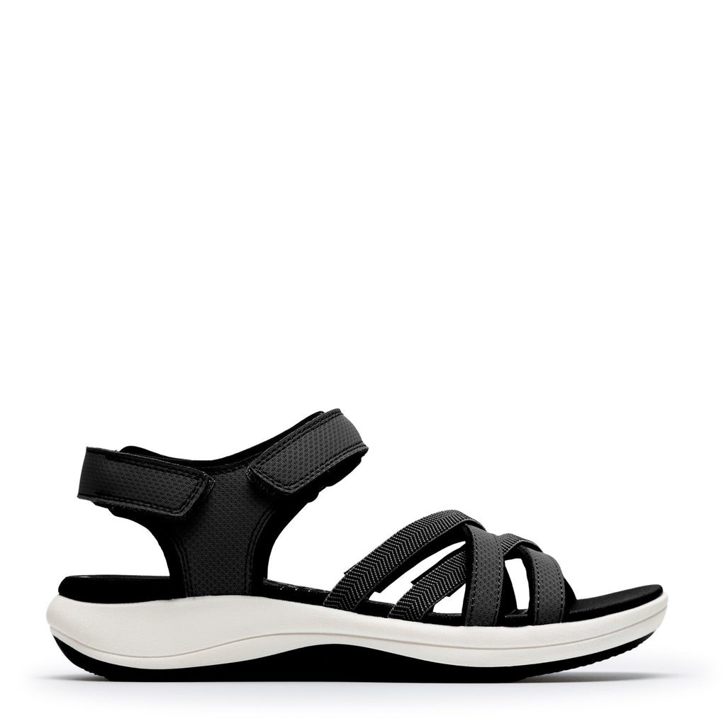 Women's Clarks Mira Shore Sandal BLACK 26186982