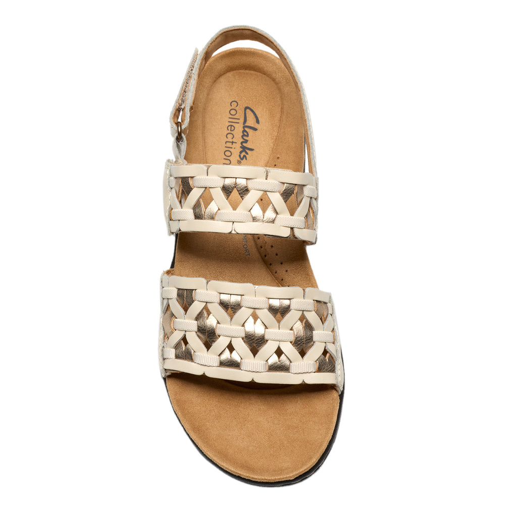 Women's Clarks Laurieann Lily Sandal CREAM 26187051
