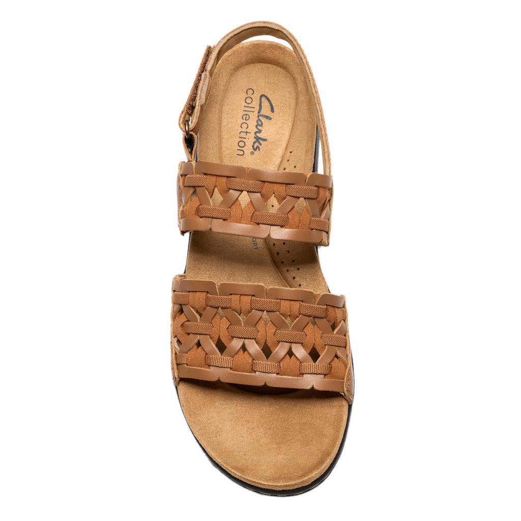 Women's Clarks Laurieann Lily Sandal TAN 26187053