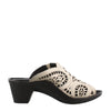 Peltz Shoes  Women's Romika Mokassetta 265 Sandal CREAM 27065-85231