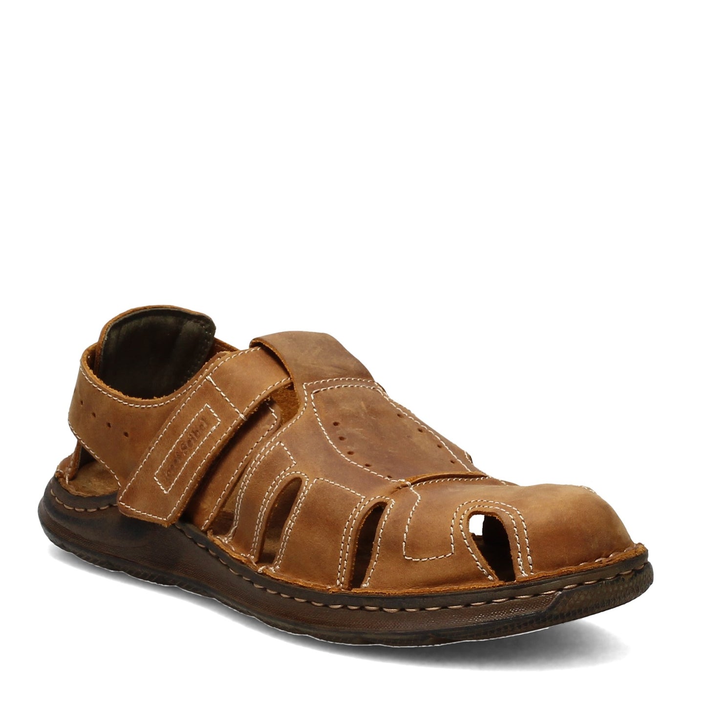 Peltz Shoes  Men's Josef Seibel Maverick 01 Sandal CASTAGTNO BROWN 27101-66350