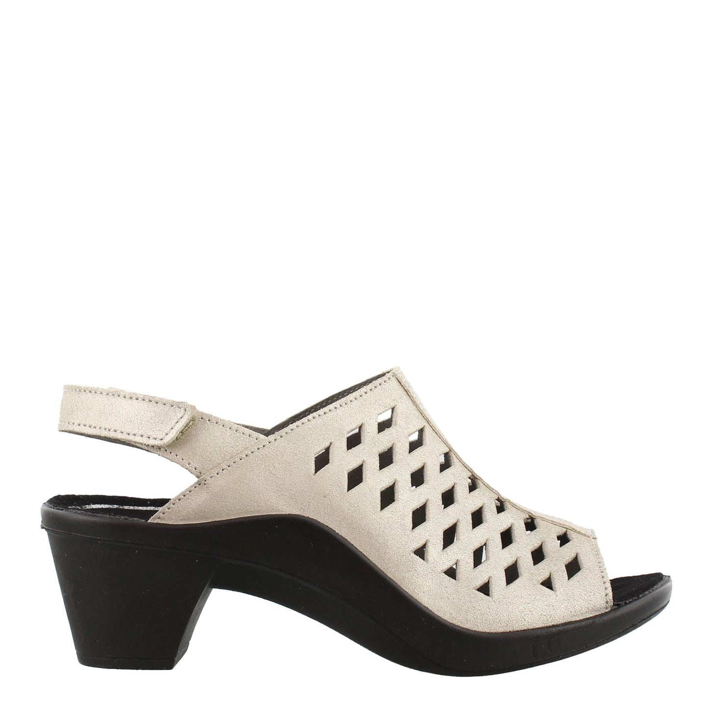 Peltz Shoes  Women's Romika Mokasetta 334 Mid Heel Sandals NATURAL 27134-49210