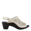 Peltz Shoes  Women's Romika Mokasetta 334 Mid Heel Sandals NATURAL 27134-49210
