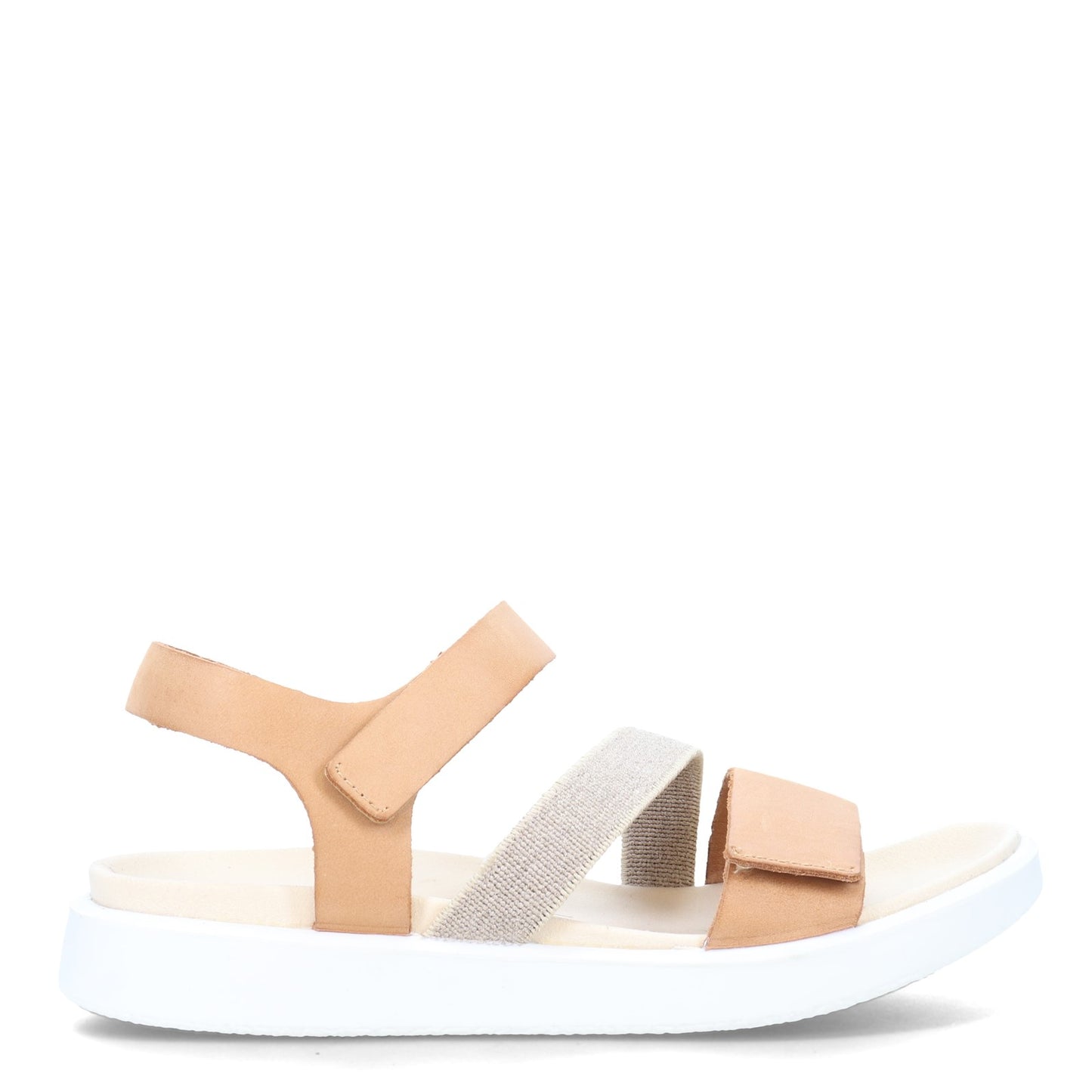 Peltz Shoes  Women's Ecco Flowt 2 Band Sandal LION 273713-02021