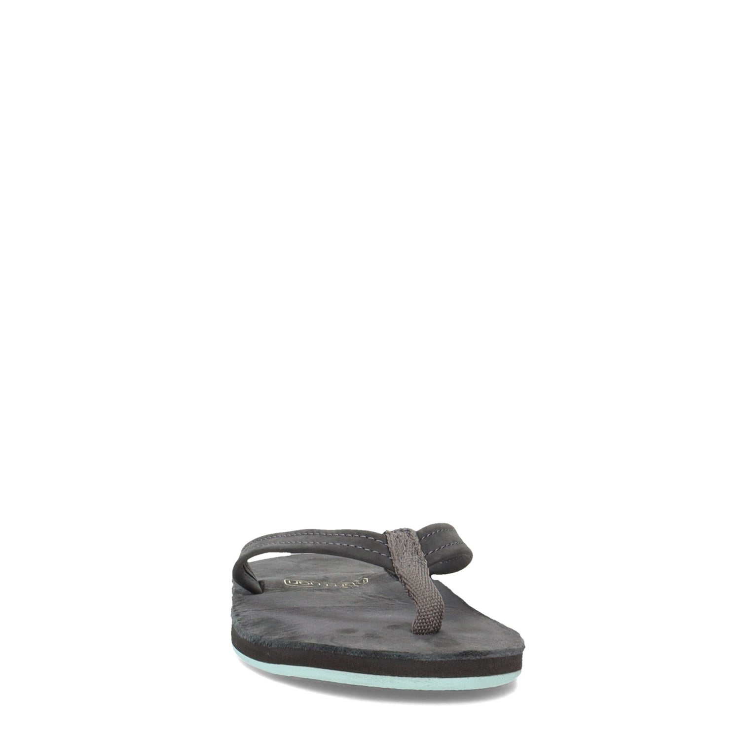 Peltz Shoes  Women's Hari Mari Fields Sandal GREY AQUA 2800-212