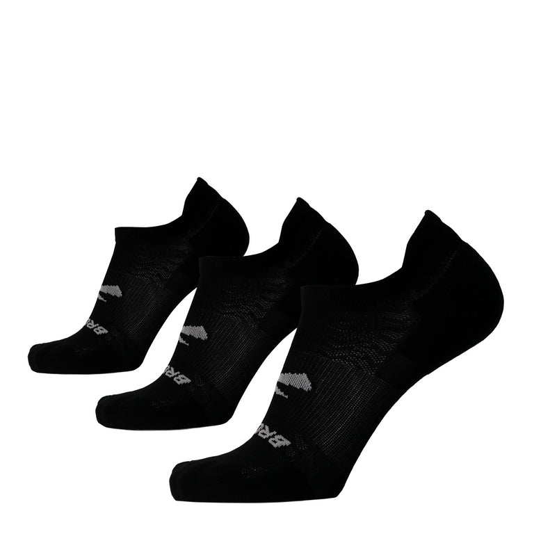 Brooks, Run-In No Show Socks - 3 Pair