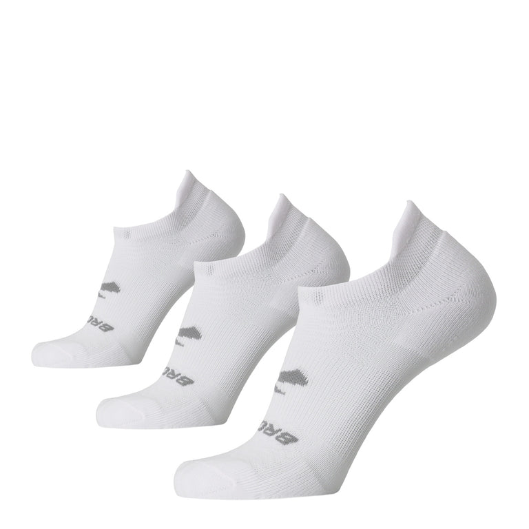 Brooks, Run-In No Show Socks - 3 Pair