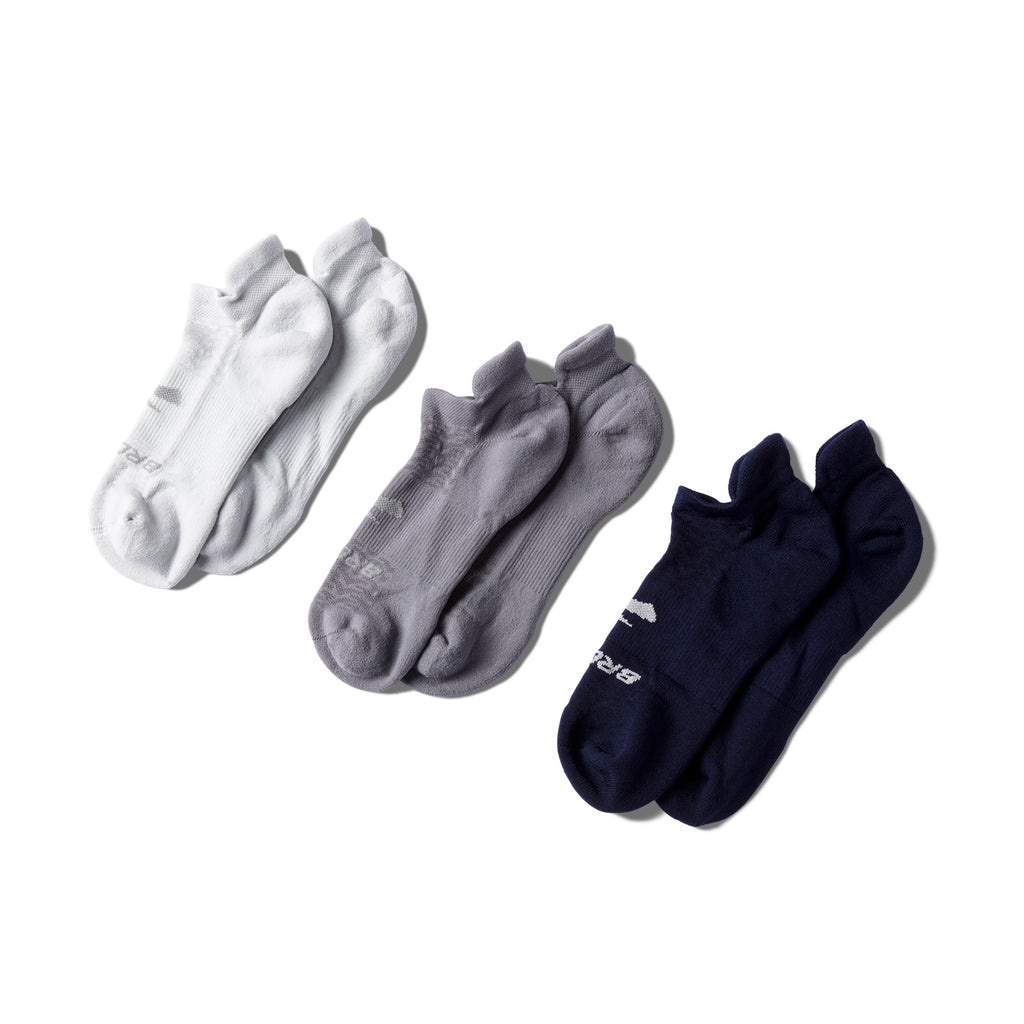 Brooks, Run-In No Show Socks - 3 Pair