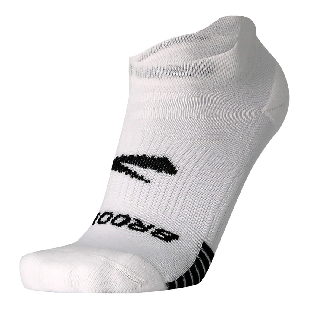 Brooks Ghost Lite No Show Socks - 2 Pair WHITE 280496-100
