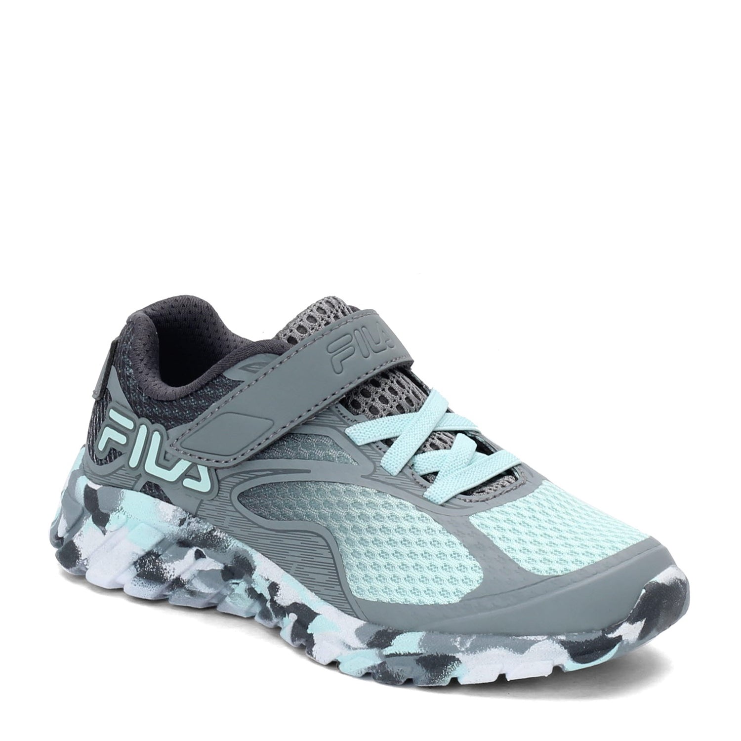Girl's Fila, Primeforce 4 Strap Sneaker - Little Kid – Peltz Shoes