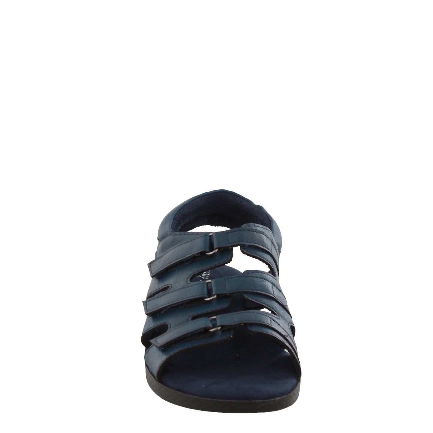 Peltz Shoes  Women's Easy Street Rae Sandal NAVY 30-1490