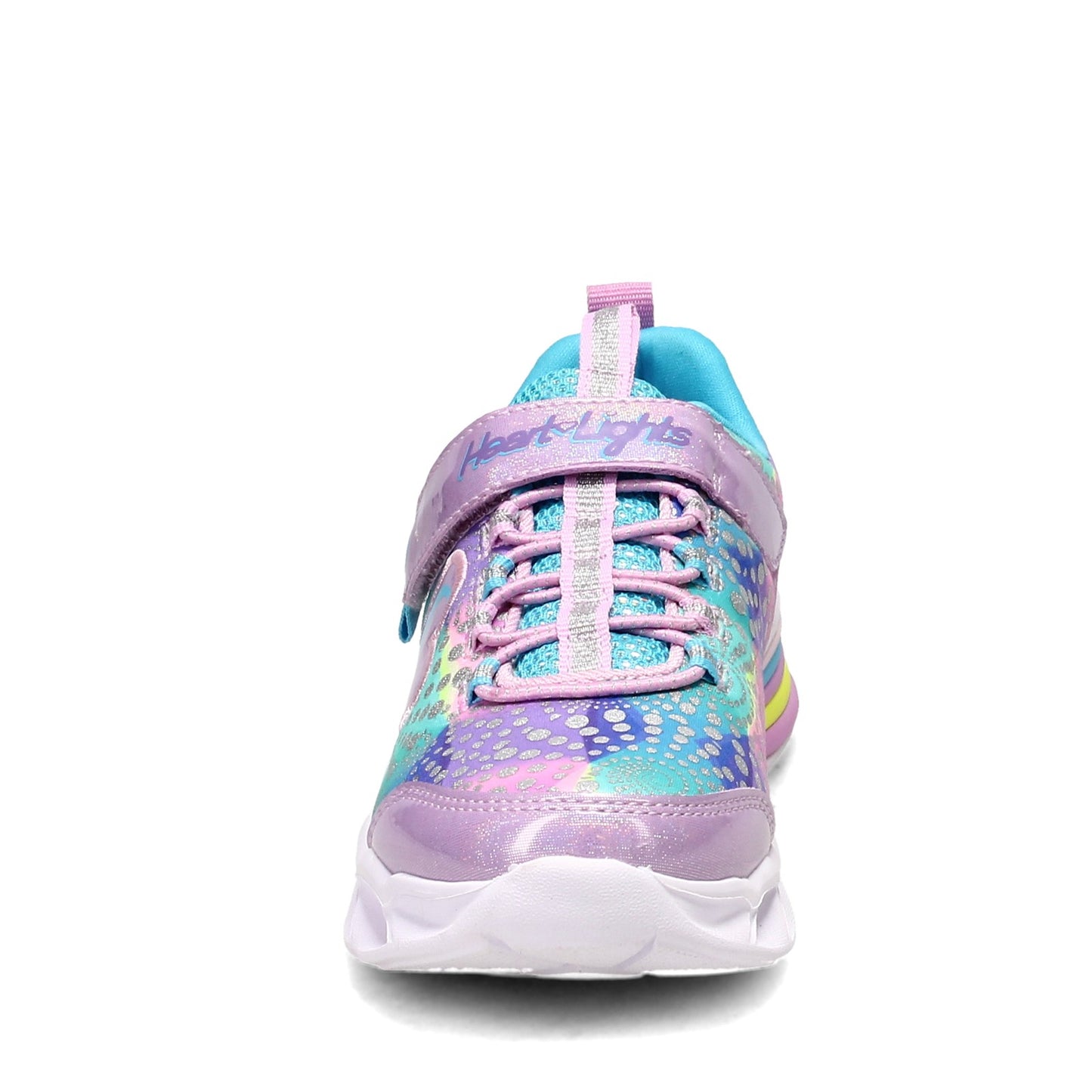 Peltz Shoes  Girl's Skechers S Lights: Sweetheart Lights Sneaker - Little Kid LAVENDER 302059L-LVMT