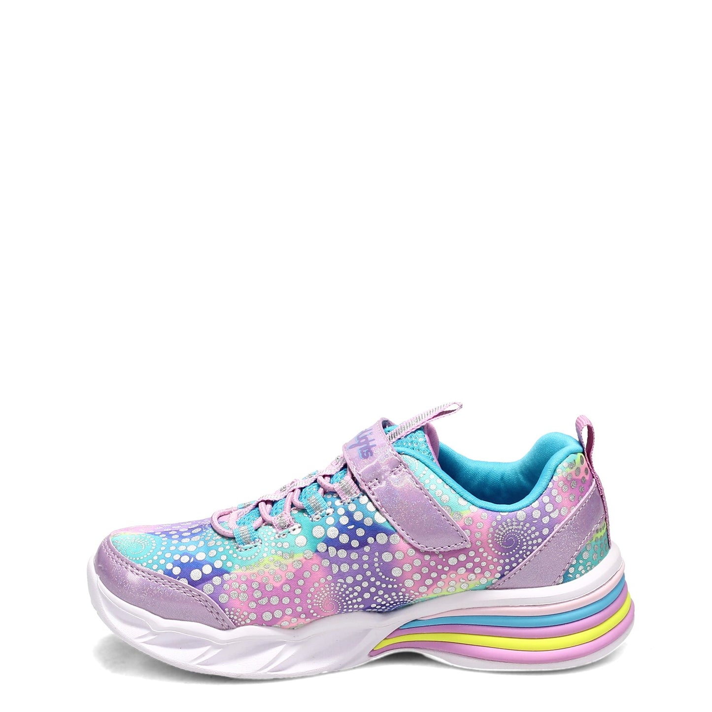 Peltz Shoes  Girl's Skechers S Lights: Sweetheart Lights Sneaker - Little Kid LAVENDER 302059L-LVMT