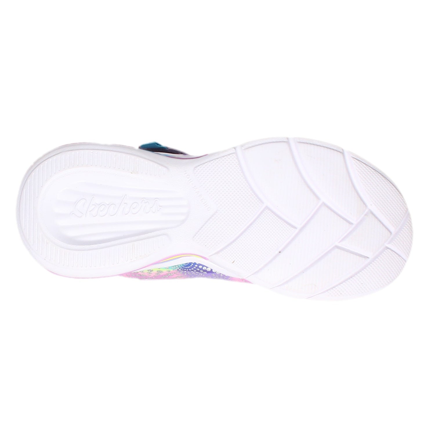 Peltz Shoes  Girl's Skechers S Lights: Sweetheart Lights Sneaker - Little Kid LAVENDER 302059L-LVMT