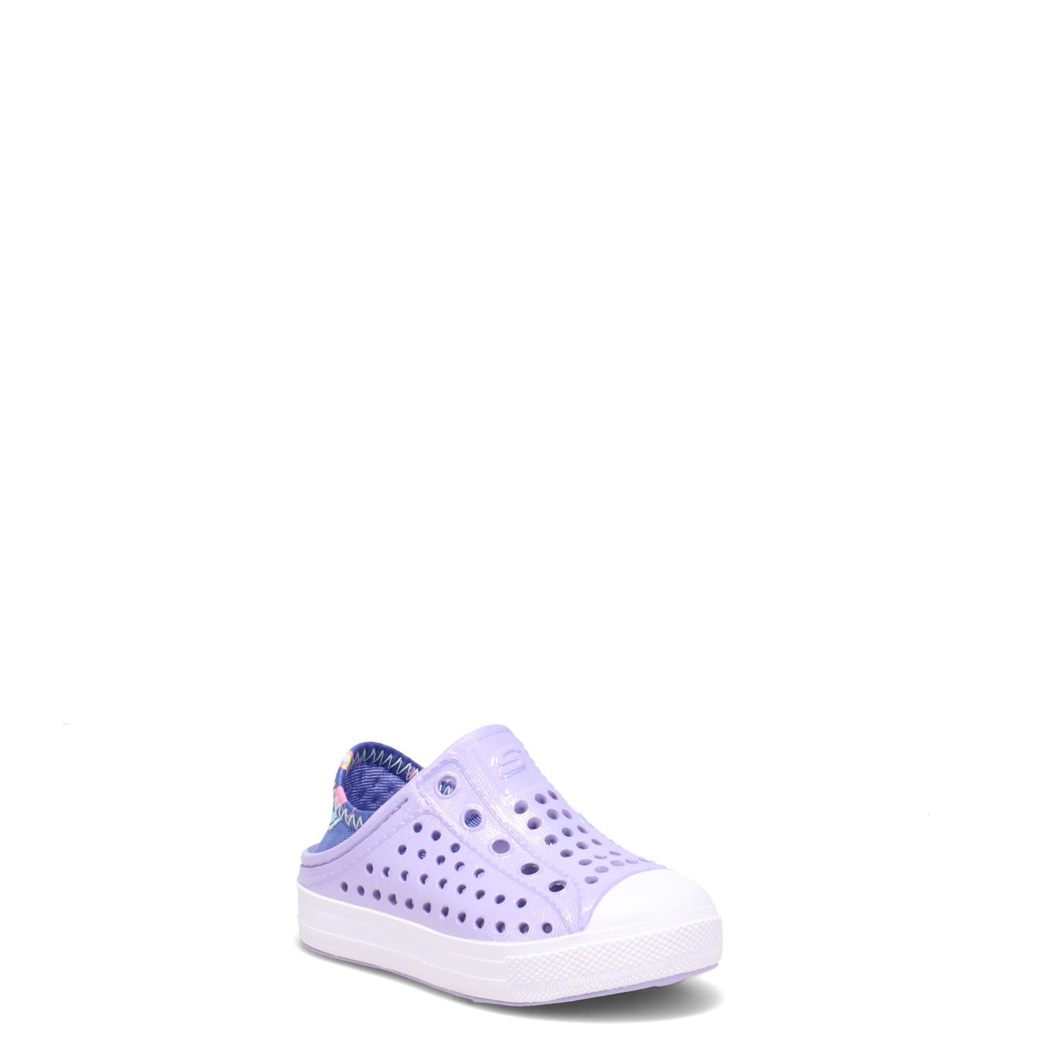 Peltz Shoes  Girl's Skechers Guzman Steps - Sandcastle Dreams Slip-On - Toddler Lavender 302063N-LAV