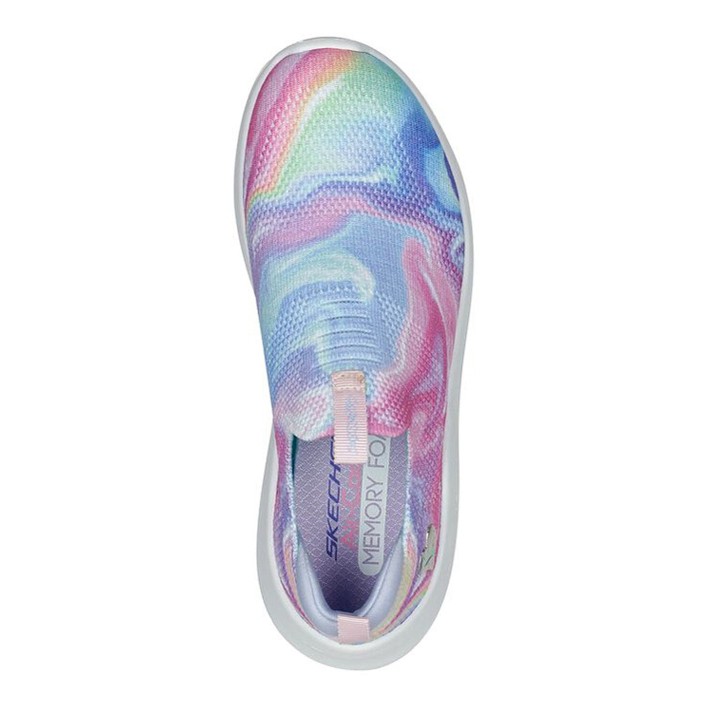 Peltz Shoes  Girl's Skechers Ultra Flex 2.0 - Swirlology Sneaker - Little Kid LAVENDER 302281L-LVMT