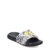 Peltz Shoes  Boy’s Under Armour Ansa Graphic Sandal – Big Kid Black/Mod Grey/Tahoe Gold 3024438-010