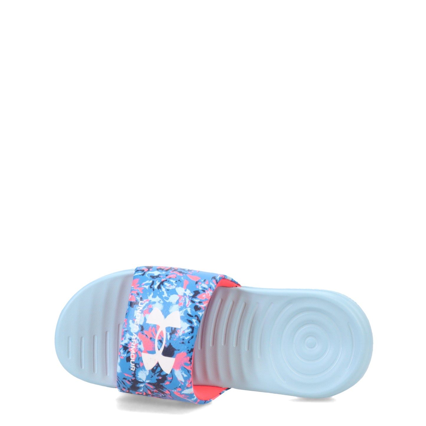 Peltz Shoes  Girl’s Under Armour Ansa Graphic Sandal – Little Kid &  Big Kid Blizzard/Pink Shock 3024439-402