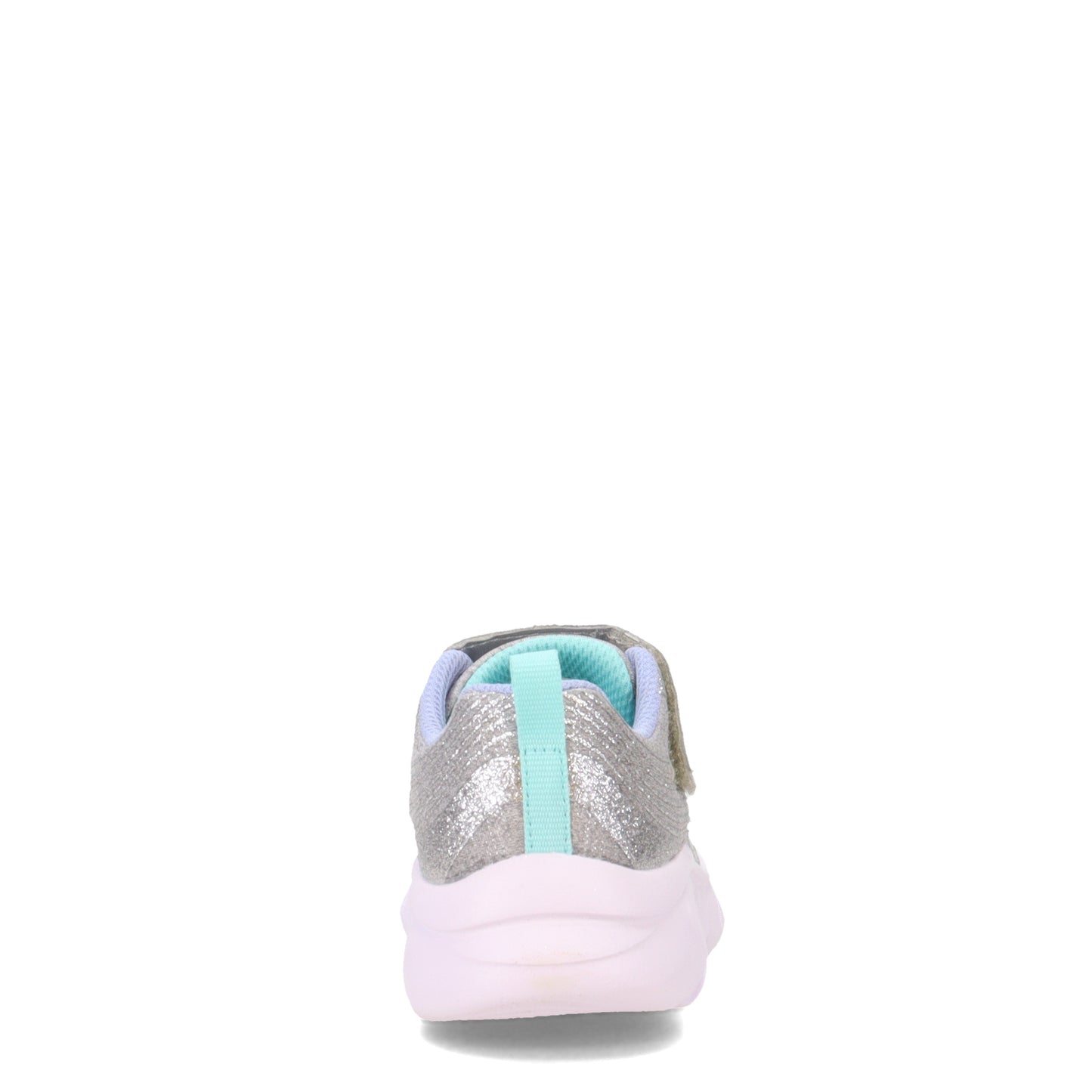 Peltz Shoes  Girl's Skechers Dynamic Dash - Infinite Shimmer Sneaker - Toddler GREY 302480N-LTGY