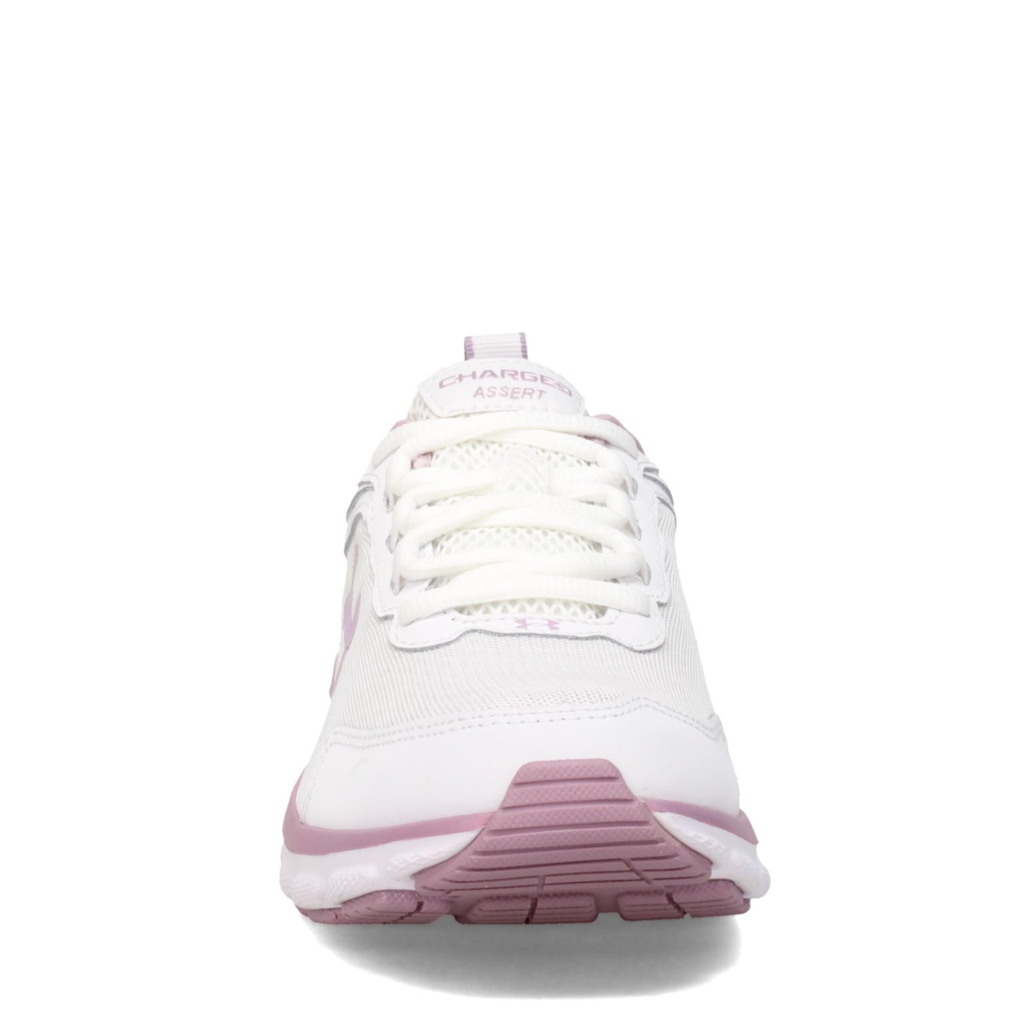 Peltz Shoes  Women's Under Armour Charged Assert 9 Running Shoe - Wide Width WHITE 3024862-101
