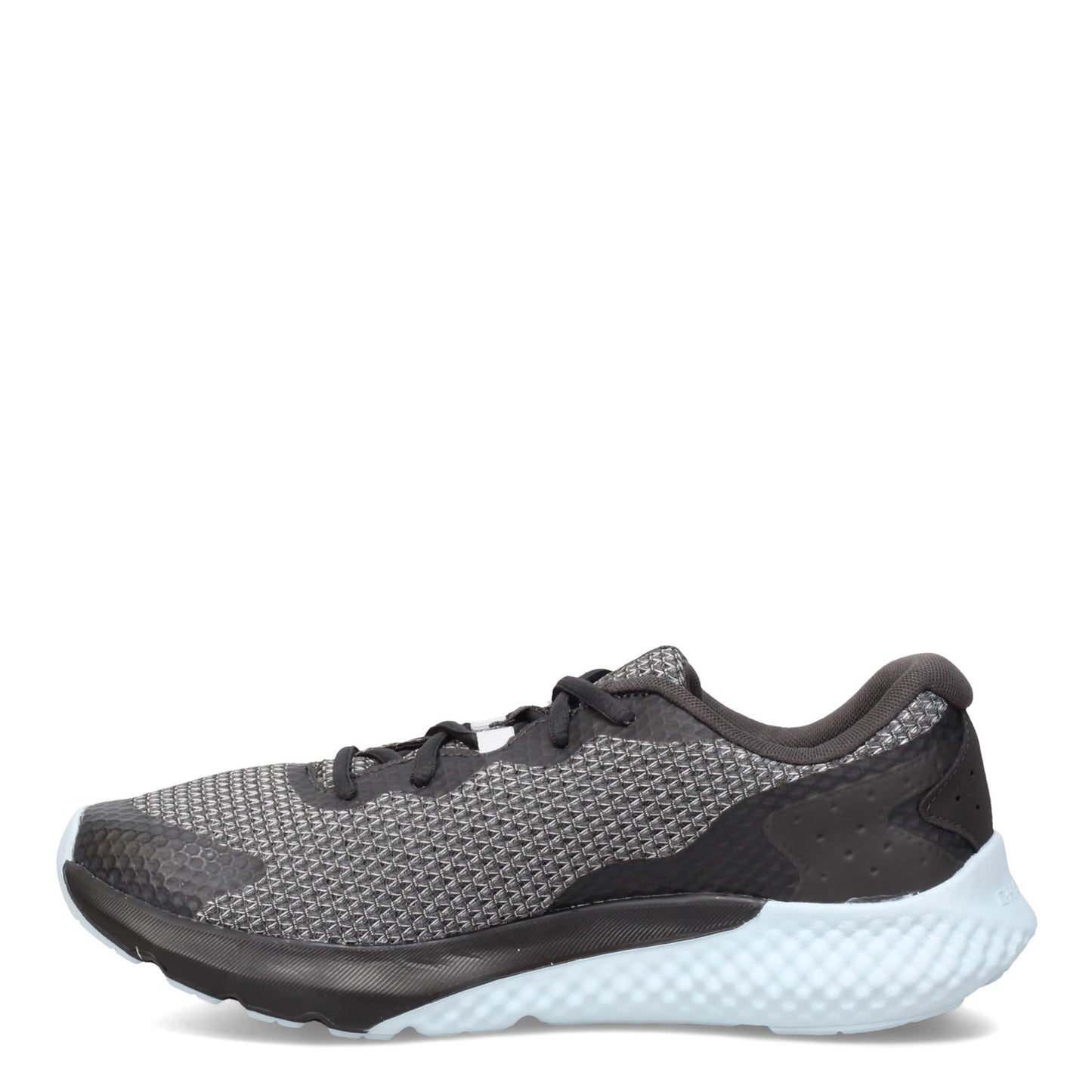 Peltz Shoes  Women's Under Armour Charged Rogue 3 Running Shoe GREY BLUE 3024888-105