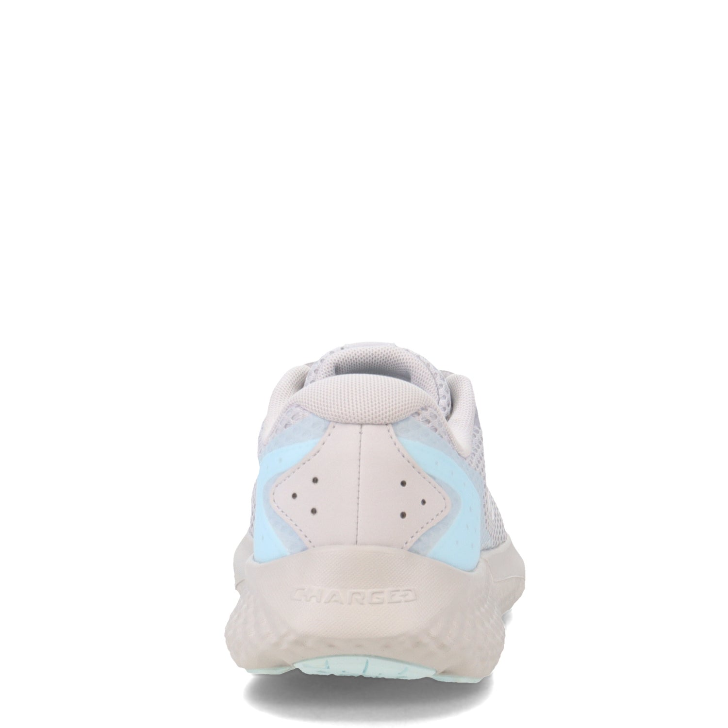 Peltz Shoes  Women's Under Armour Charged Rogue 3 Running Shoe HALO GRAY 3024888-108