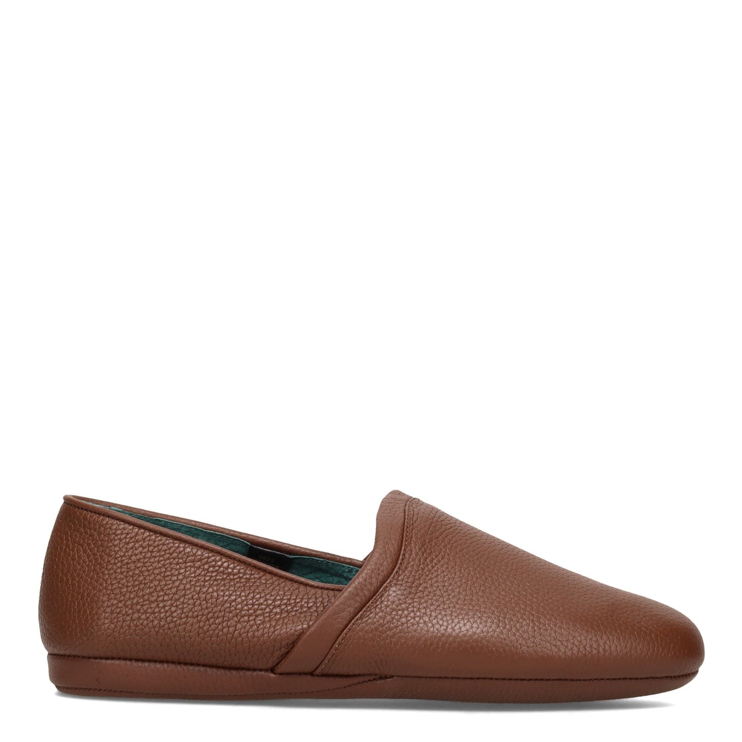 Peltz Shoes  Men's L.B. Evans Aristocrat Opera Slipper BROWN 3025