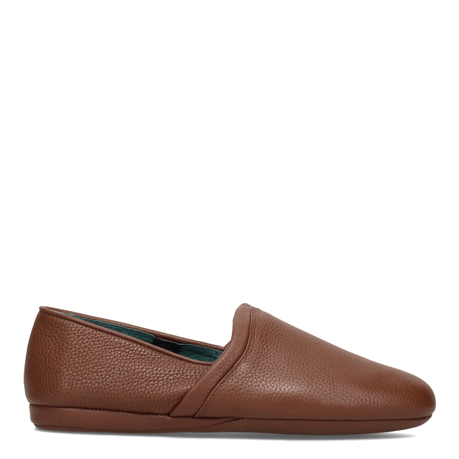 Peltz Shoes  Men's L.B. Evans Aristocrat Opera Slipper BROWN 3025