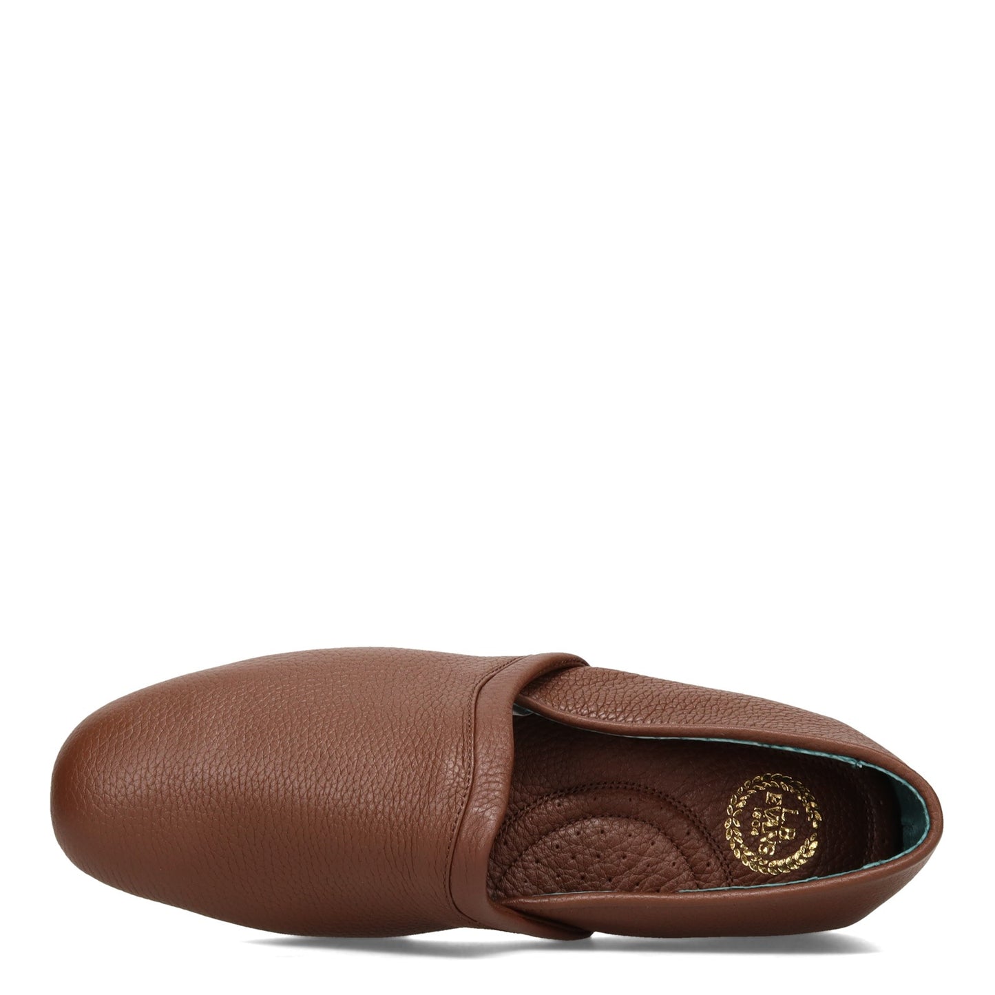 Peltz Shoes  Men's L.B. Evans Aristocrat Opera Slipper BROWN 3025